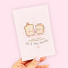 Mr & Mrs - Raise A Toast to the Happy Couple! - Cute & Funny Wedding Greeting Card - Perfect for Newlyweds - Katnipp Studios