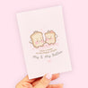 Mrs & Mrs - Raise A Toast to the Happy Couple! - Cute & Funny Wedding Greeting Card - Perfect for Newlyweds - Katnipp Studios