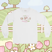 My Heart Is Fluffy Because of Ewe Long Sleeve T-Shirt | Kawaii Cottagecore Sheep Shirt | Sugapuff & Bumblebutt Spring Apparel Katnipp character product
