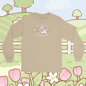 My Heart Is Fluffy Because of Ewe Long Sleeve T-Shirt | Kawaii Cottagecore Sheep Shirt | Sugapuff & Bumblebutt Spring Apparel Katnipp character product
