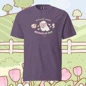 Sugapuff & Bumblebutt T-Shirt | My Heart Is Fluffy Because of Ewe Kawaii Cottagecore Spring Tee Katnipp character product