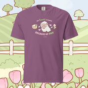 Sugapuff & Bumblebutt T-Shirt | My Heart Is Fluffy Because of Ewe Kawaii Cottagecore Spring Tee Katnipp character product