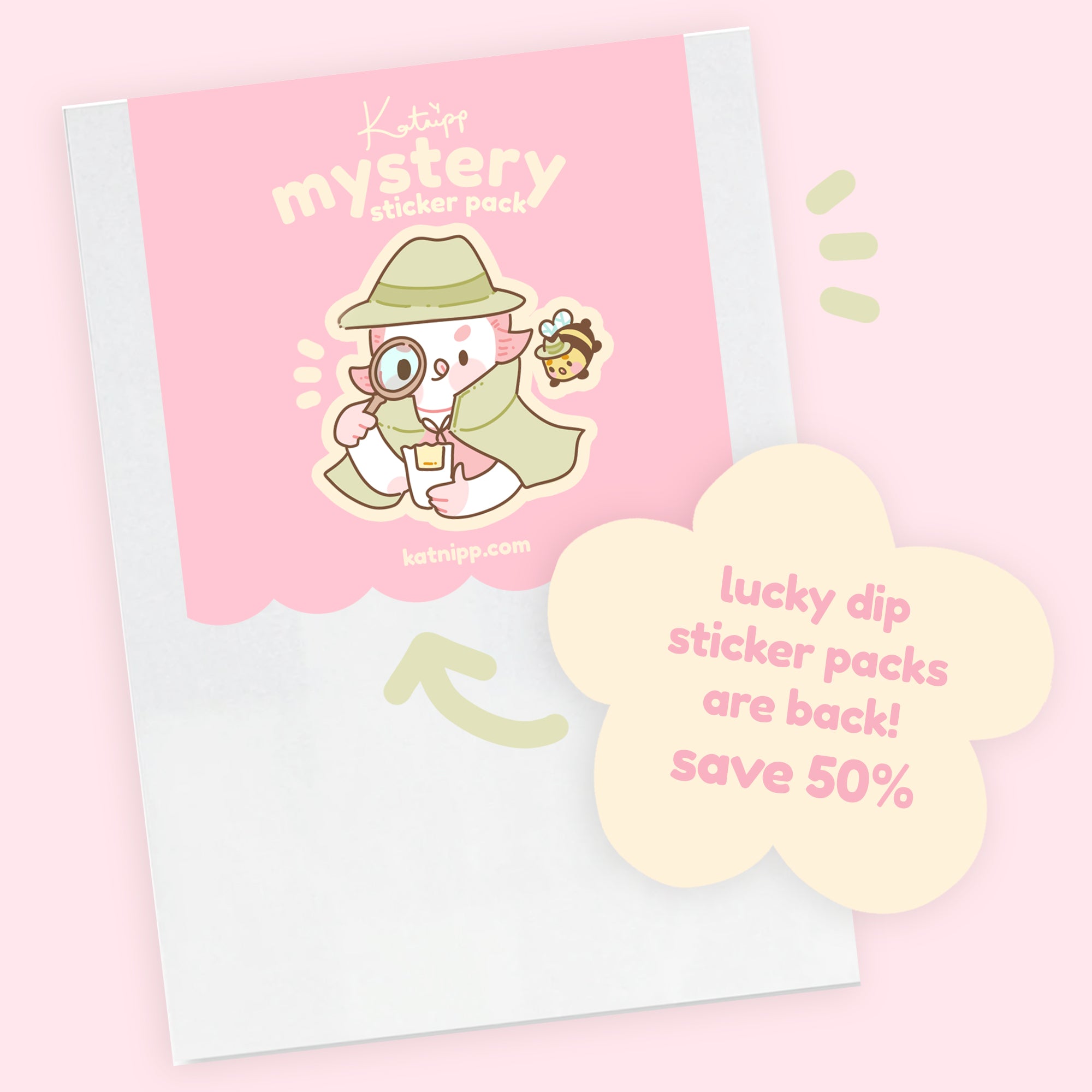 Mystery Katnipp Lucky Dip Sticker Packs! - Katnipp Studios