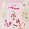 Official Gingie Cute Candy Cane Jumper Enamel Pin - Katnipp Studios