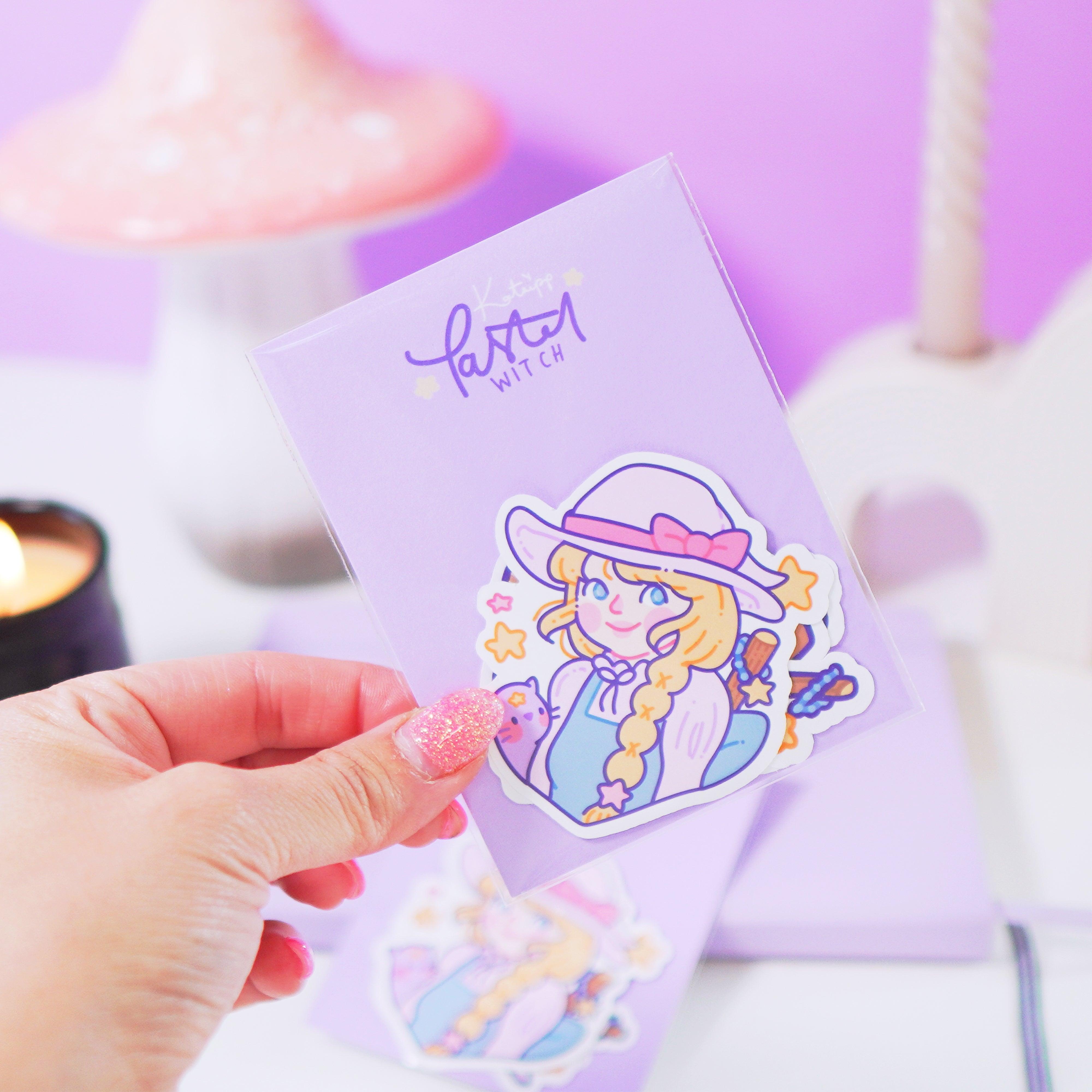 Official Pastel Witch Mixed Sticker Pack - Katnipp Studios
