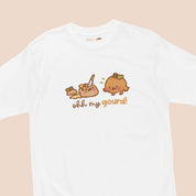 Oh My Gourd! Heavyweight Premium T-Shirt | Kawaii Pumpkin Tee | Cute Autumn Apparel Featuring Gourdo Katnipp character product