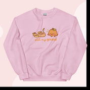 Oh My Gourd! Kawaii Pumpkin Sweater | Cozy Autumn Sweatshirt | Adorable Katnipp Fall Apparel Katnipp character product