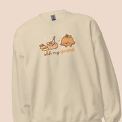 Oh My Gourd! Kawaii Pumpkin Sweater | Cozy Autumn Sweatshirt | Adorable Katnipp Fall Apparel Katnipp character product
