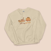 Oh My Gourd! Kawaii Pumpkin Sweater | Cozy Autumn Sweatshirt | Adorable Katnipp Fall Apparel Katnipp character product