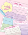 Pastel Organisation Labels – Cute Planner Stickers | Handmade & Functional - Katnipp Studios