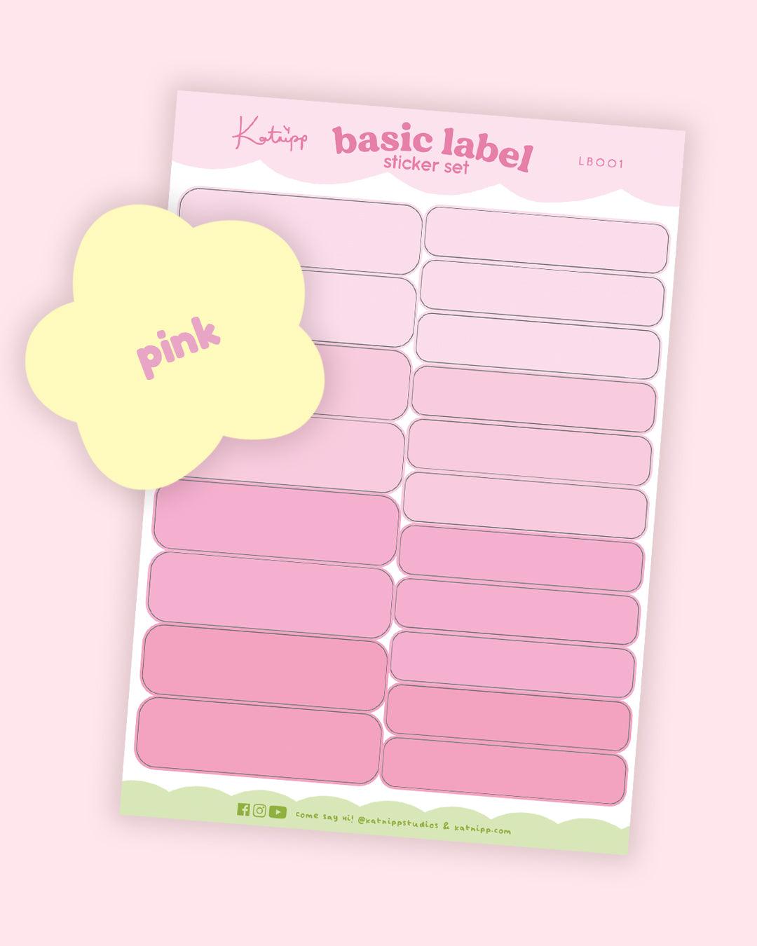 Pastel Organisation Labels – Cute Planner Stickers | Handmade & Functional - Katnipp Studios