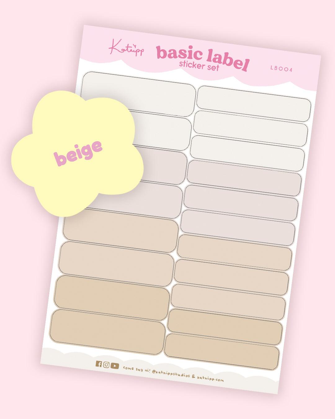 Pastel Organisation Labels – Cute Planner Stickers | Handmade & Functional - Katnipp Studios