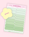 Pastel Organisation Labels – Cute Planner Stickers | Handmade & Functional - Katnipp Studios