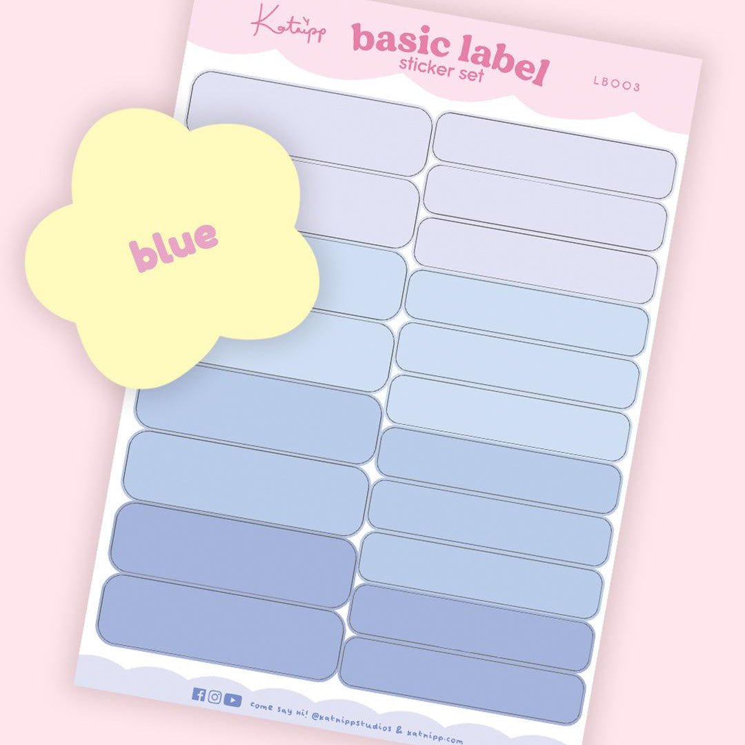 Pastel Organisation Labels – Cute Planner Stickers | Handmade & Functional - Katnipp Studios