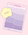 Pastel Organisation Labels – Cute Planner Stickers | Handmade & Functional - Katnipp Studios