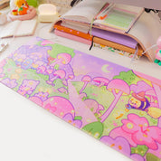 Pastel Witch & Bumblebutt Large Kawaii Gaming Mouse Pad - Katnipp Studios