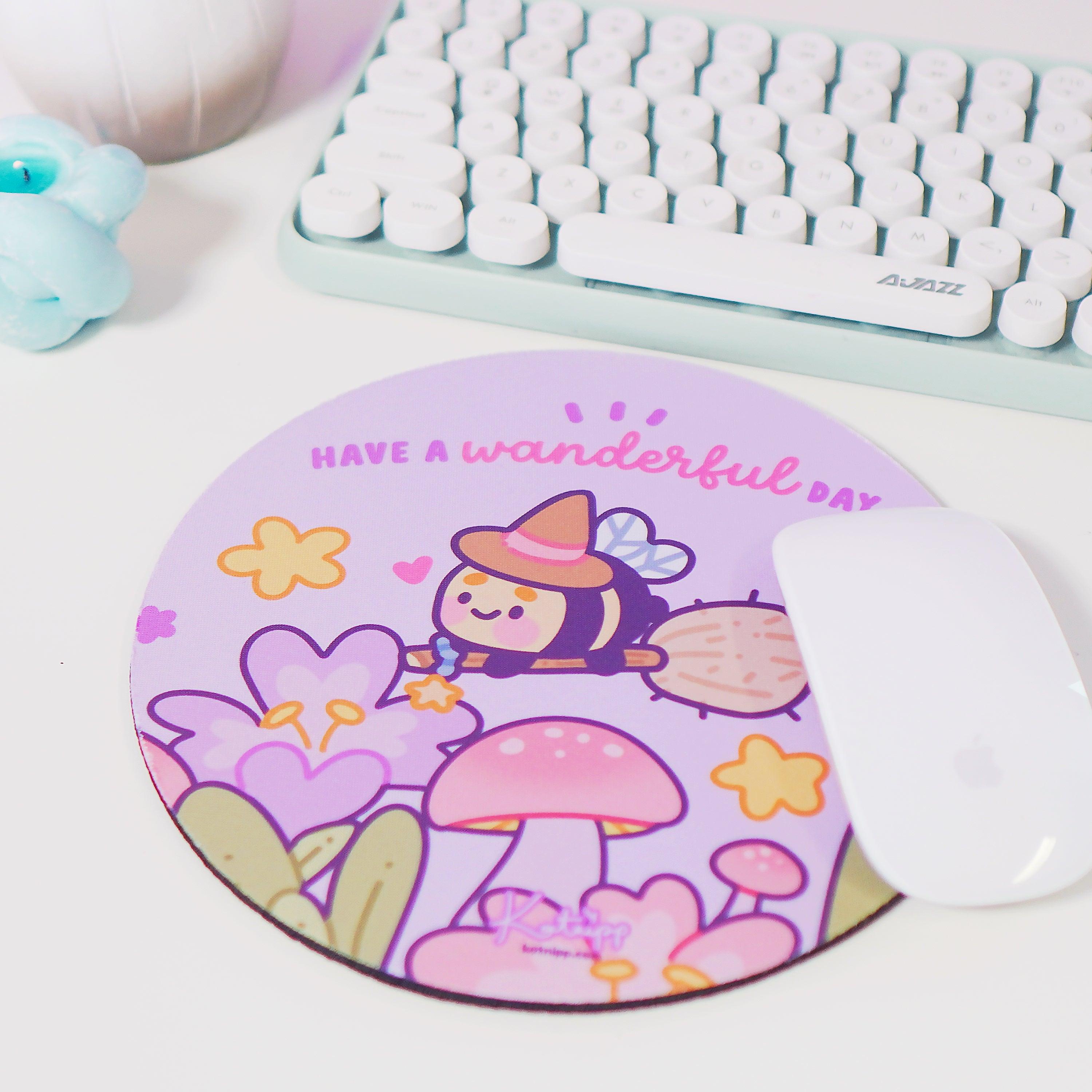 Pastel Witch Bumblebutt Mouse Pad - Katnipp Studios