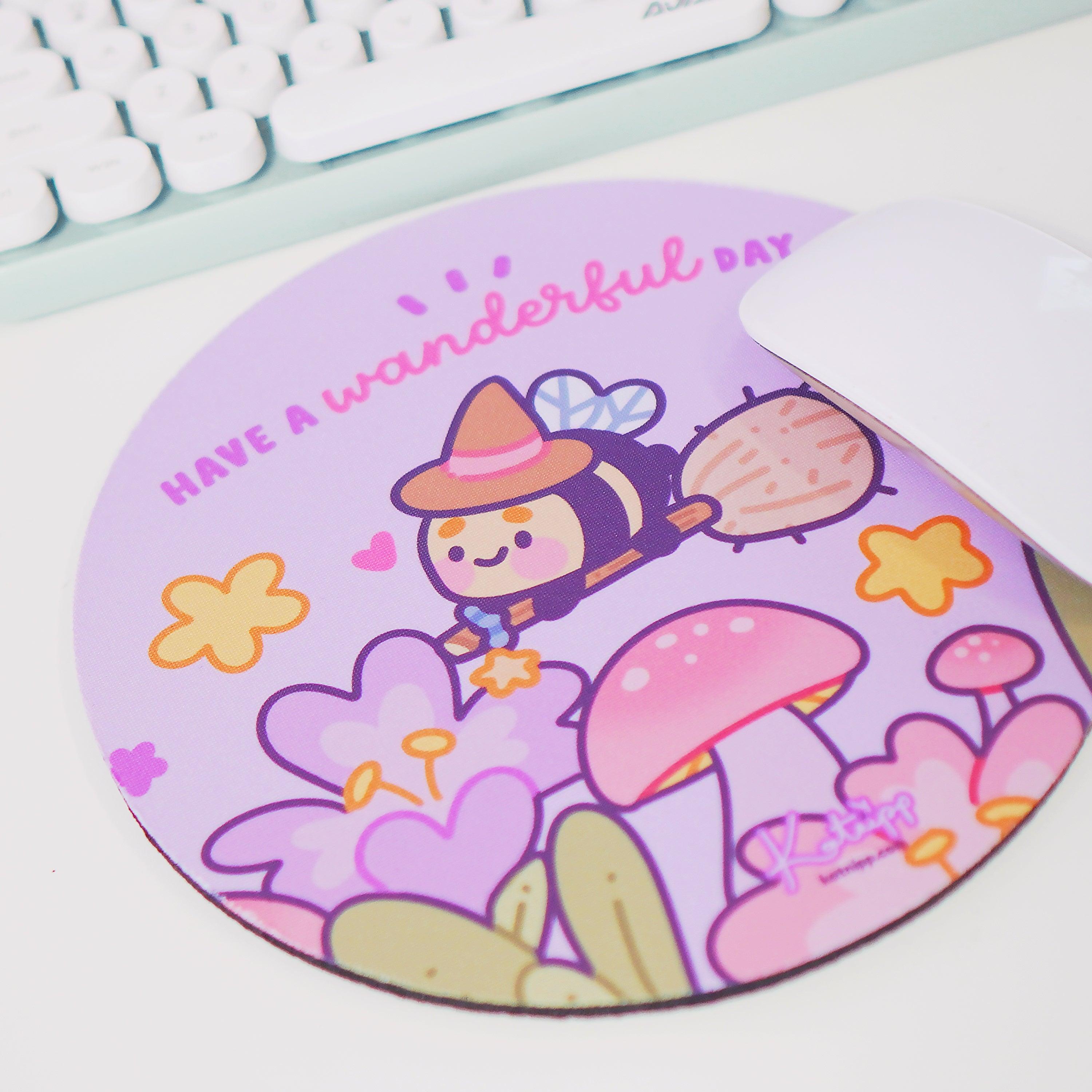 Pastel Witch Bumblebutt Mouse Pad - Katnipp Studios