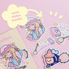 Pastel Witch Die Cut Sticker Halloween Bundle - Katnipp Studios