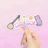 Pastel Witch Die Cut Sticker Halloween Bundle - Katnipp Studios