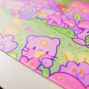 Pastel Witch Halloween Desk Mat | Bumblebutt | Kawaii Cottagecore Decor Katnipp character product