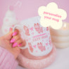 Personalised Christmas Ceramic Mug | Kawaii Cinnamon Reindeer Design | Festive Holiday Hot Chocolate & Coffee Mug - Katnipp Studios