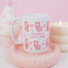 Personalised Christmas Ceramic Mug | Kawaii Cinnamon Reindeer Design | Festive Holiday Hot Chocolate & Coffee Mug - Katnipp Studios