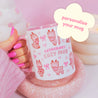 Personalised Christmas Ceramic Mug | Kawaii Cinnamon Reindeer Design | Festive Holiday Hot Chocolate & Coffee Mug - Katnipp Studios