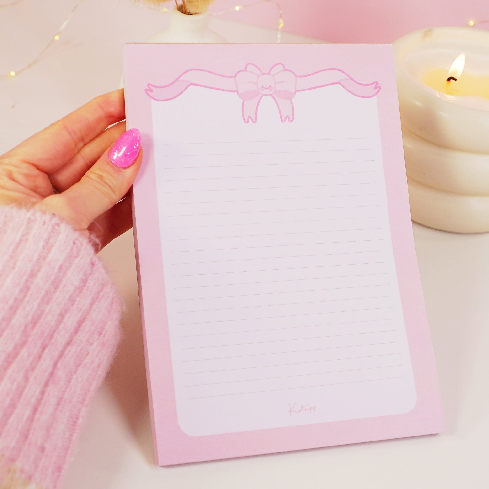 Pink Happy Notes Pink Note Paper Background