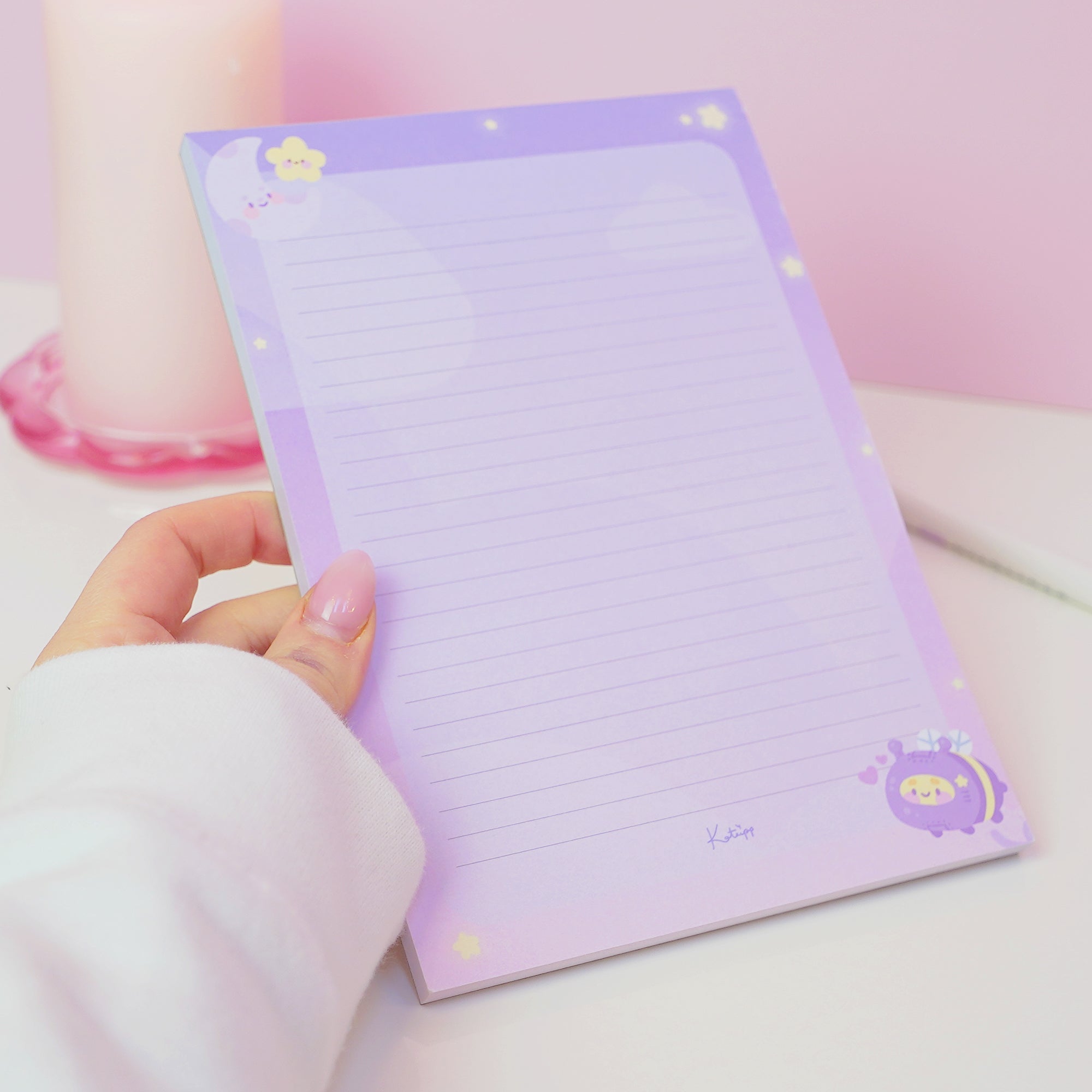 Pocket Planets A5 Celestial Notepad | Kawaii Writing Pad – Katnipp Studios