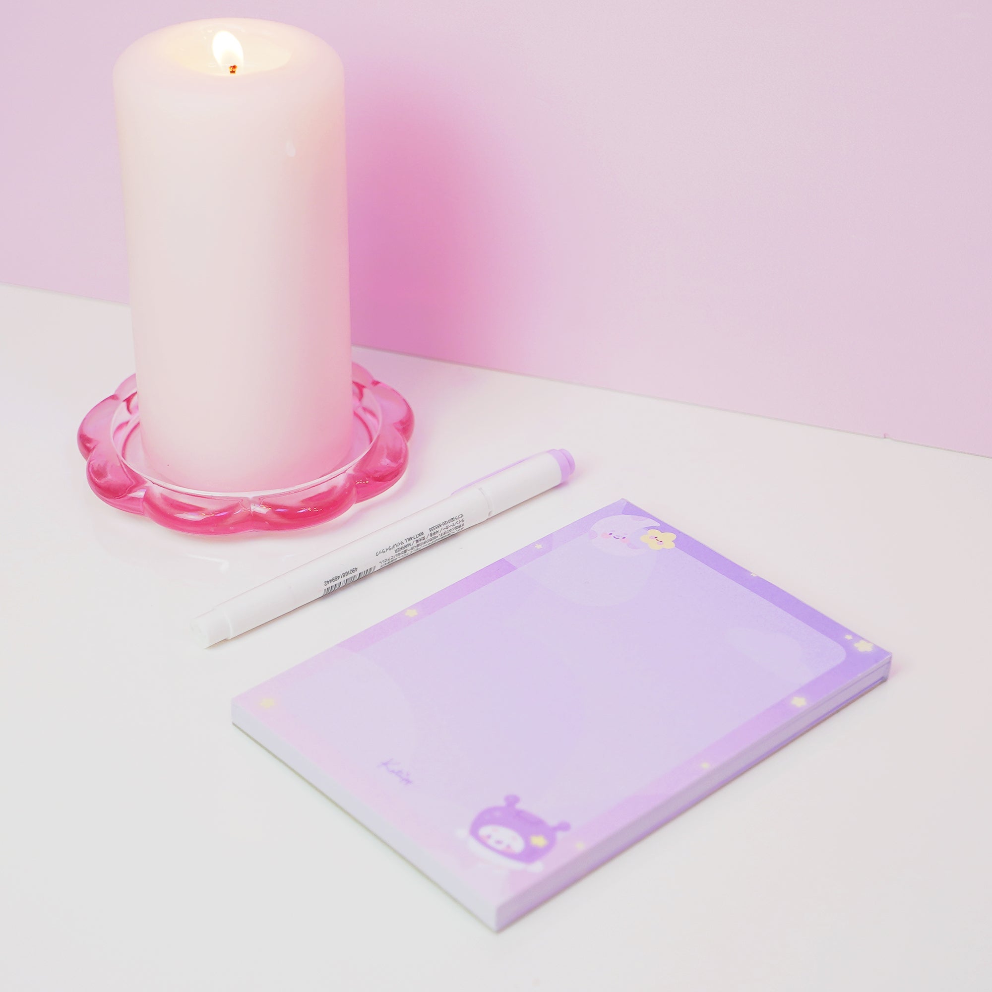 Pocket Planets A6 Celestial Notepad | Pastel Cosmic Writing Pad Katnipp character product