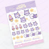 Pocket Planets: A6 Kawaii Sticker Sheet - Marshie & Friends Launching Dreams - POP002 - Katnipp Studios