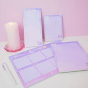 Pocket Planets Celestial Stationery Bundle | A4 Weekly Planner, A5 Lined, A6 Blank & DL To Do Pad Katnipp character product