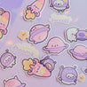 Pocket Planets: Complete Sticker Pack - All Pocket Planets Characters - Cute Vinyl Stickers - Kawaii Space Stickers - Katnipp Studios