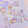 Pocket Planets: Complete Sticker Pack - All Pocket Planets Characters - Cute Vinyl Stickers - Kawaii Space Stickers - Katnipp Studios