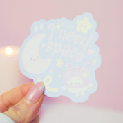 Pocket Planets Cosmic Duo Sticker Bundle | Cozy & Cosmic + I Need Space Vinyl Set Katnipp character product