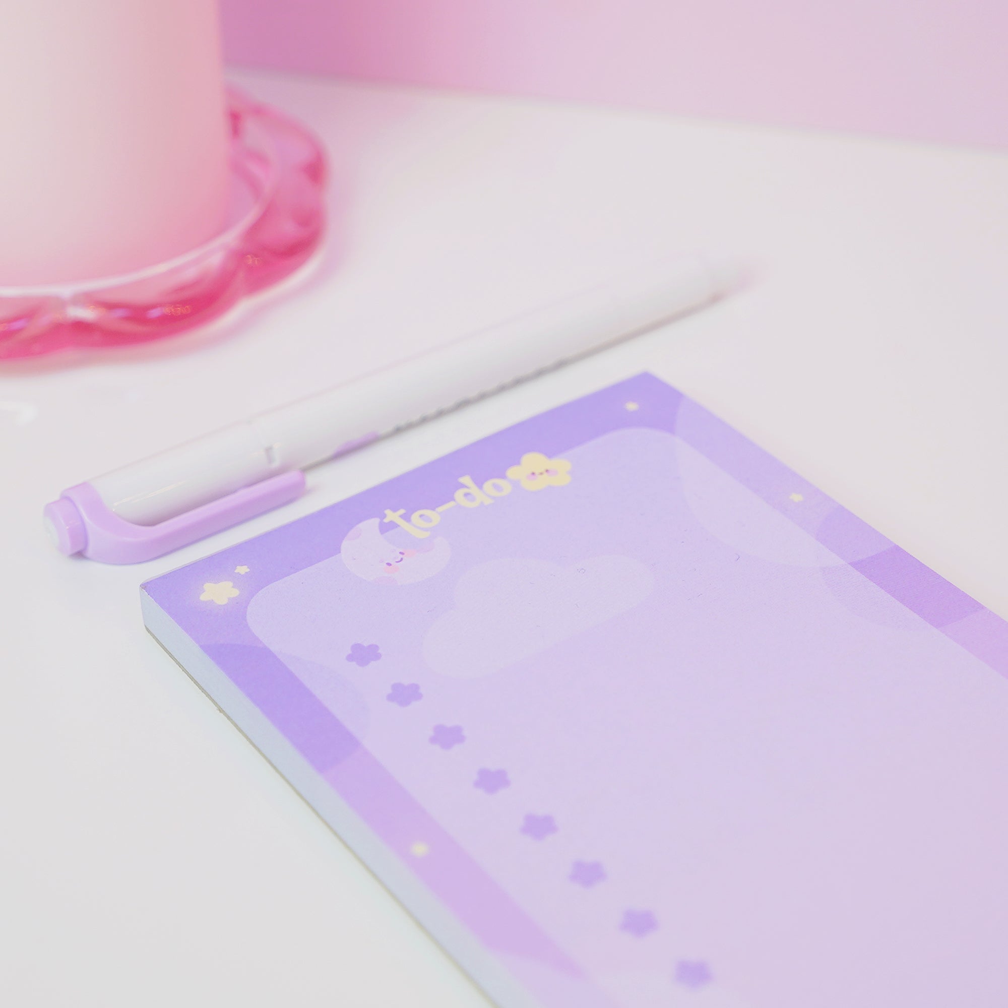 Pocket Planets DL Celestial To Do List Pad | Pastel Kawaii Checklist Notepad Katnipp character product