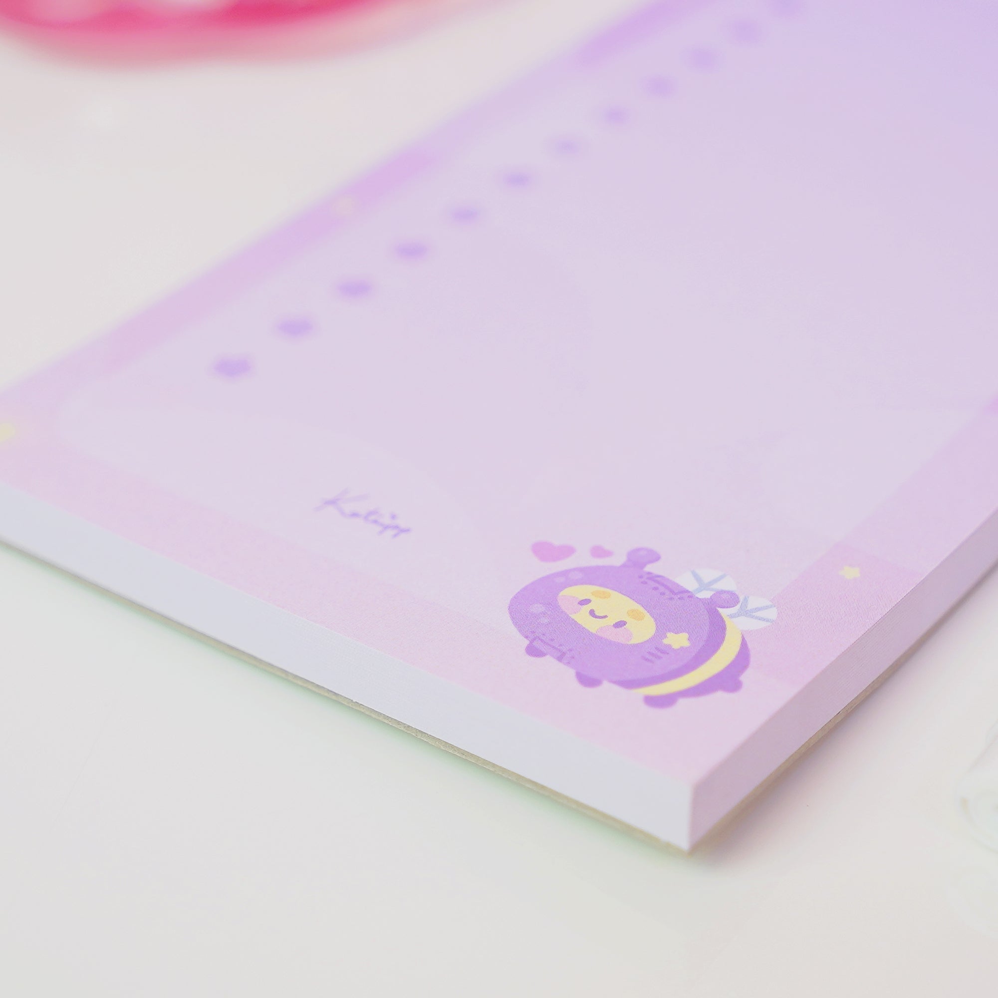 Pocket Planets DL Celestial To Do List Pad | Pastel Kawaii Checklist Notepad Katnipp character product