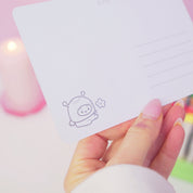 Pocket Planets I Need Space A6 Colouring Postcard | Luna & Sprinkle Cute Space Colour In Card Katnipp character product