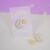 Pocket Planets: Luna and Sprinkle Enamel Pin Set kawaii Pin badge gifts - Katnipp Studios