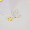 Pocket Planets: Luna and Sprinkle Enamel Pin Set kawaii Pin badge gifts - Katnipp Studios