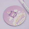 Pocket Planets: Marshie Space Kawaii Motivational Coaster - 'Blast Off to Success' - Katnipp Studios