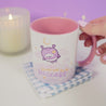 Pocket Planets: Marshie Space Suit Kawaii Aesthetic Ceramic Mug - "Blast Off To Success" - Katnipp Studios