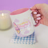 Pocket Planets: Rocketto ロケット the Kawaii Rocket Ceramic Mug - "Ready to Launch My Dreams" - Katnipp Studios