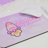 Pocket Planets: Rocketto ロケット The kawaii Rocket Mouse Pad - 'Ready to Launch My Dreams' - Katnipp Studios