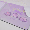 Pocket Planets: Saturn The Kawaii Planet Mouse Pad - 'Spaced Out' - Katnipp Studios