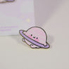 Pocket Planets: Saturn The Kawaii Purple Planet Enamel Pin - Katnipp Studios