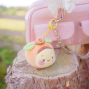 Pumpkin Bee Plush Keychain | Kawaii Autumn Bag Charm Katnipp character product