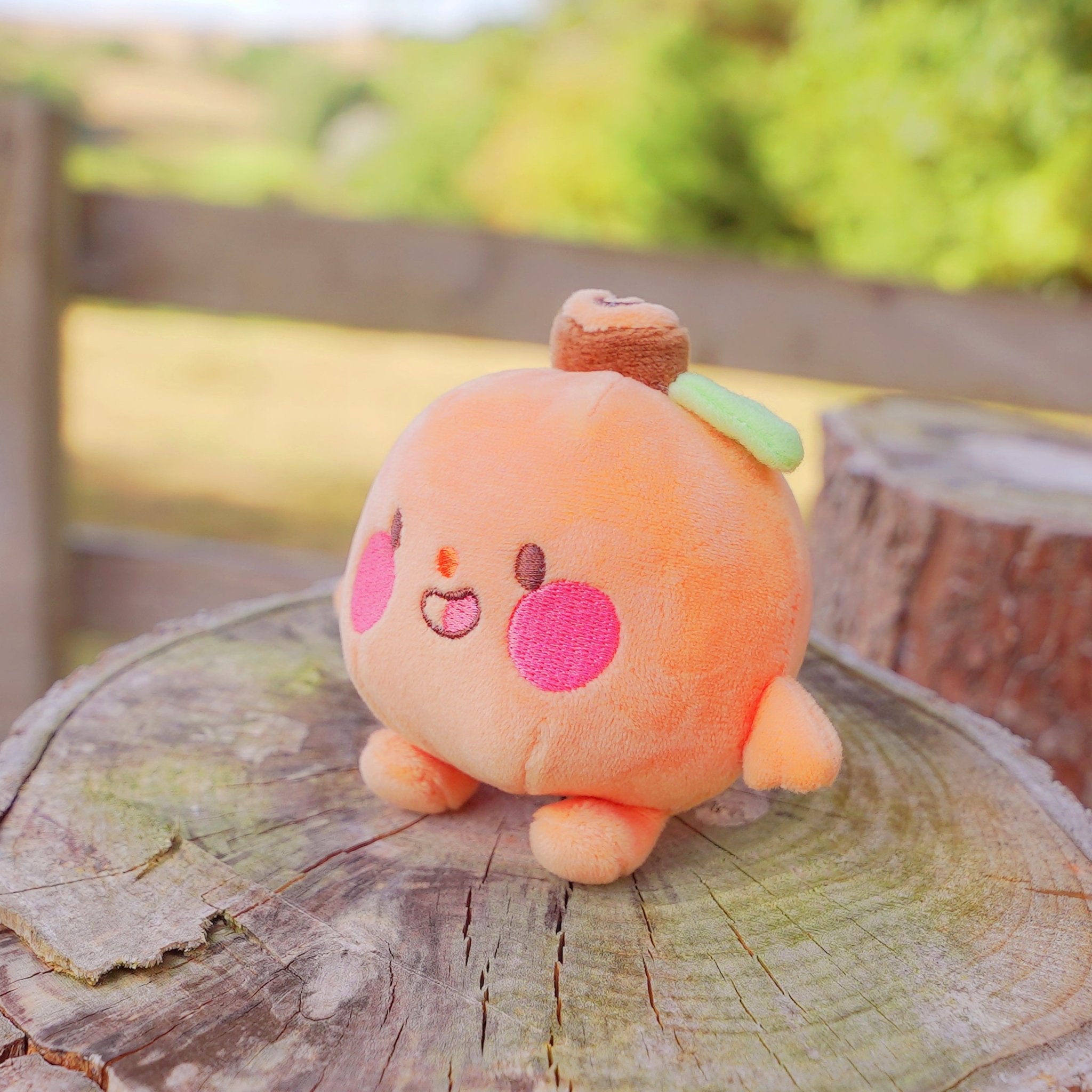Pumpkin Plush Keychain | Kawaii Autumn Bag Charm Katnipp character product