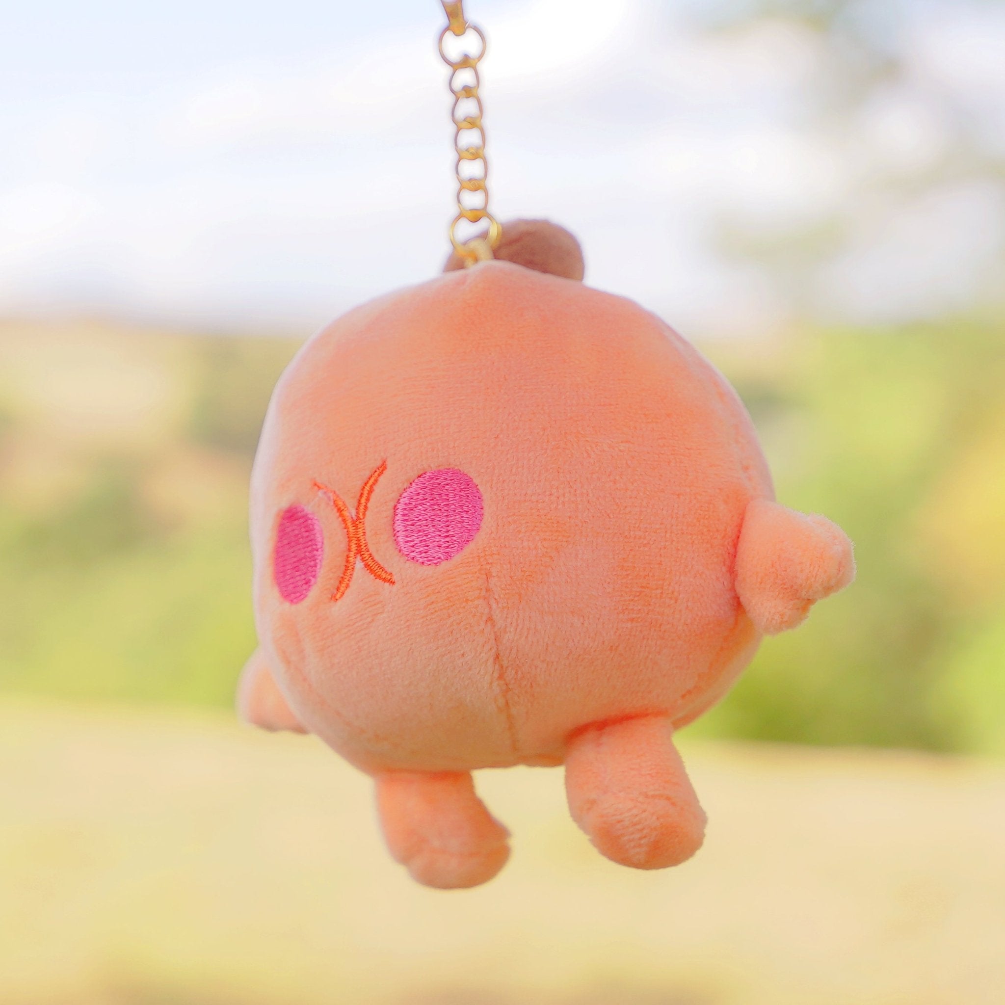 Pumpkin Plush Keychain | Kawaii Autumn Bag Charm Katnipp character product